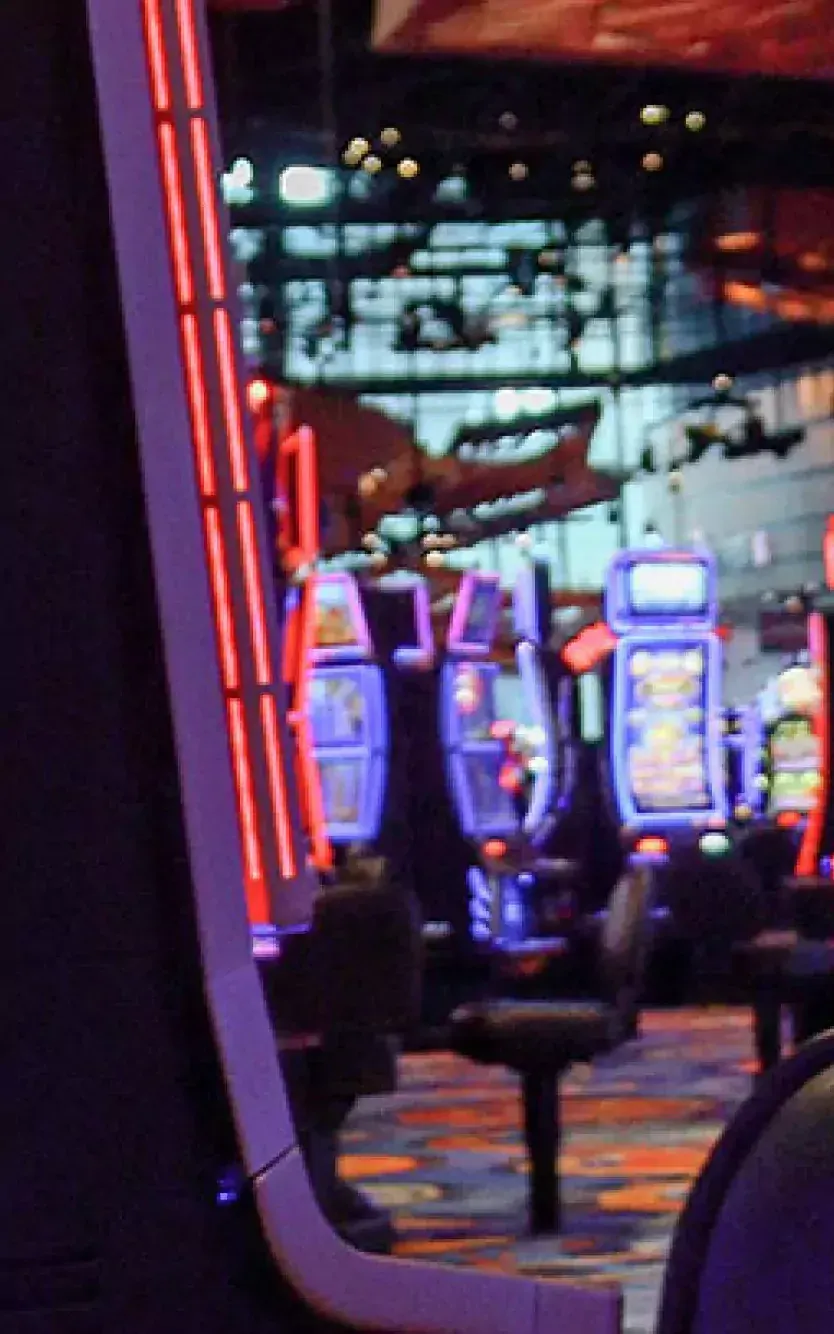 Abstract casino lighting motif